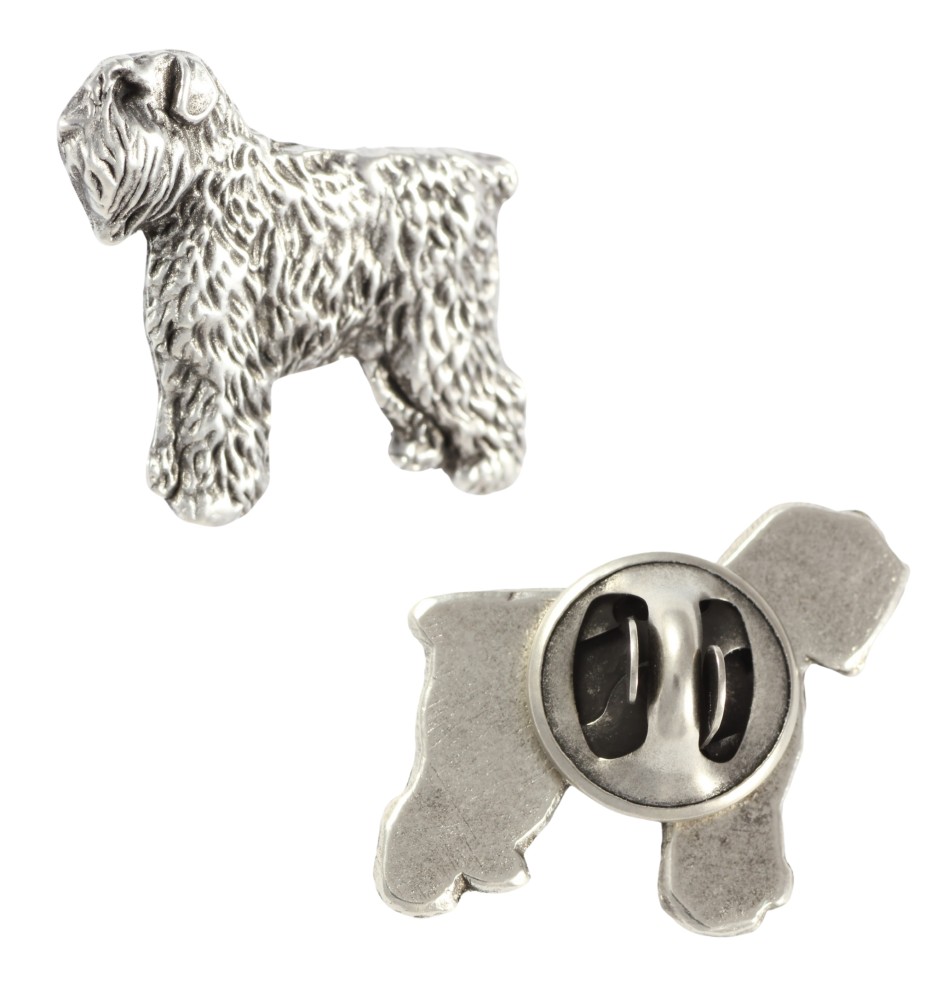 Bouvier pin posrebrzony Art-Dog